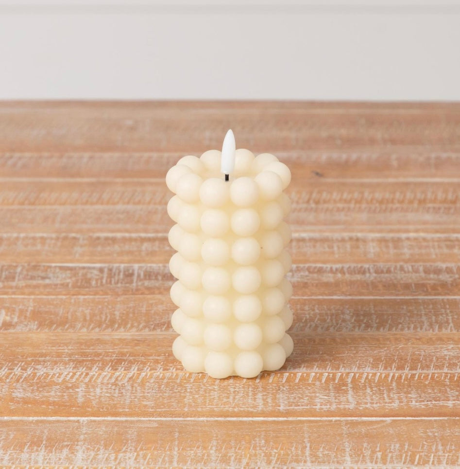 Bubble led candle