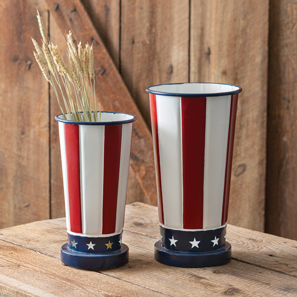 Fourth of July vase asst