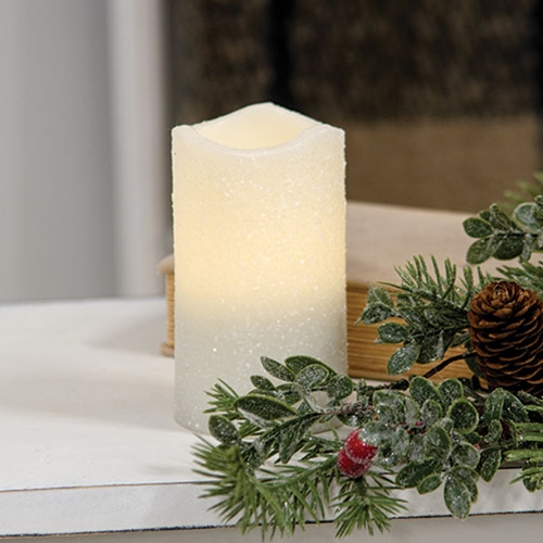 3x5 frosted candle LED