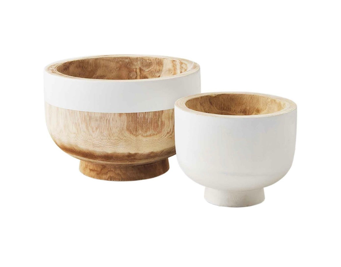 PAULOWNIA NESTED BOWL SET MUD PIE