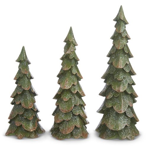 Carved trees asst.