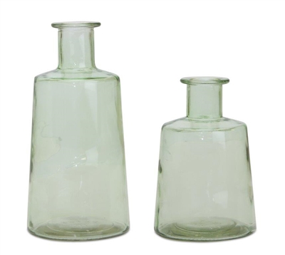 Green vase asst