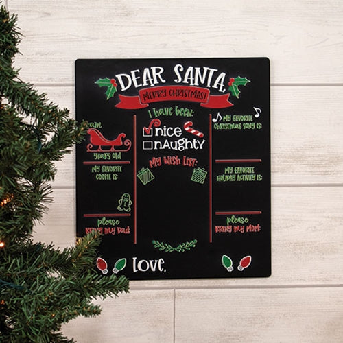 Chalkboard sign
