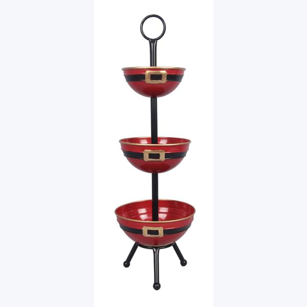 Santa 3 tier tray
