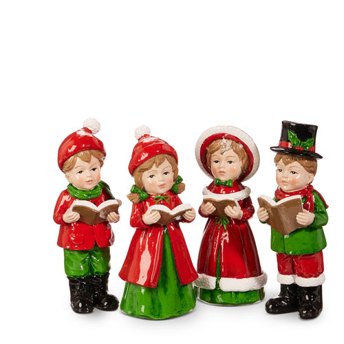 5.5" BOX OF VINTAGE CHILDREN CAROLERS SET