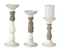 Set of 3 candle holders