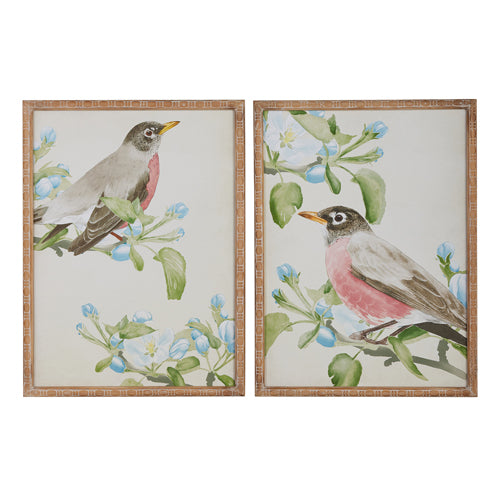 24” bird print asst