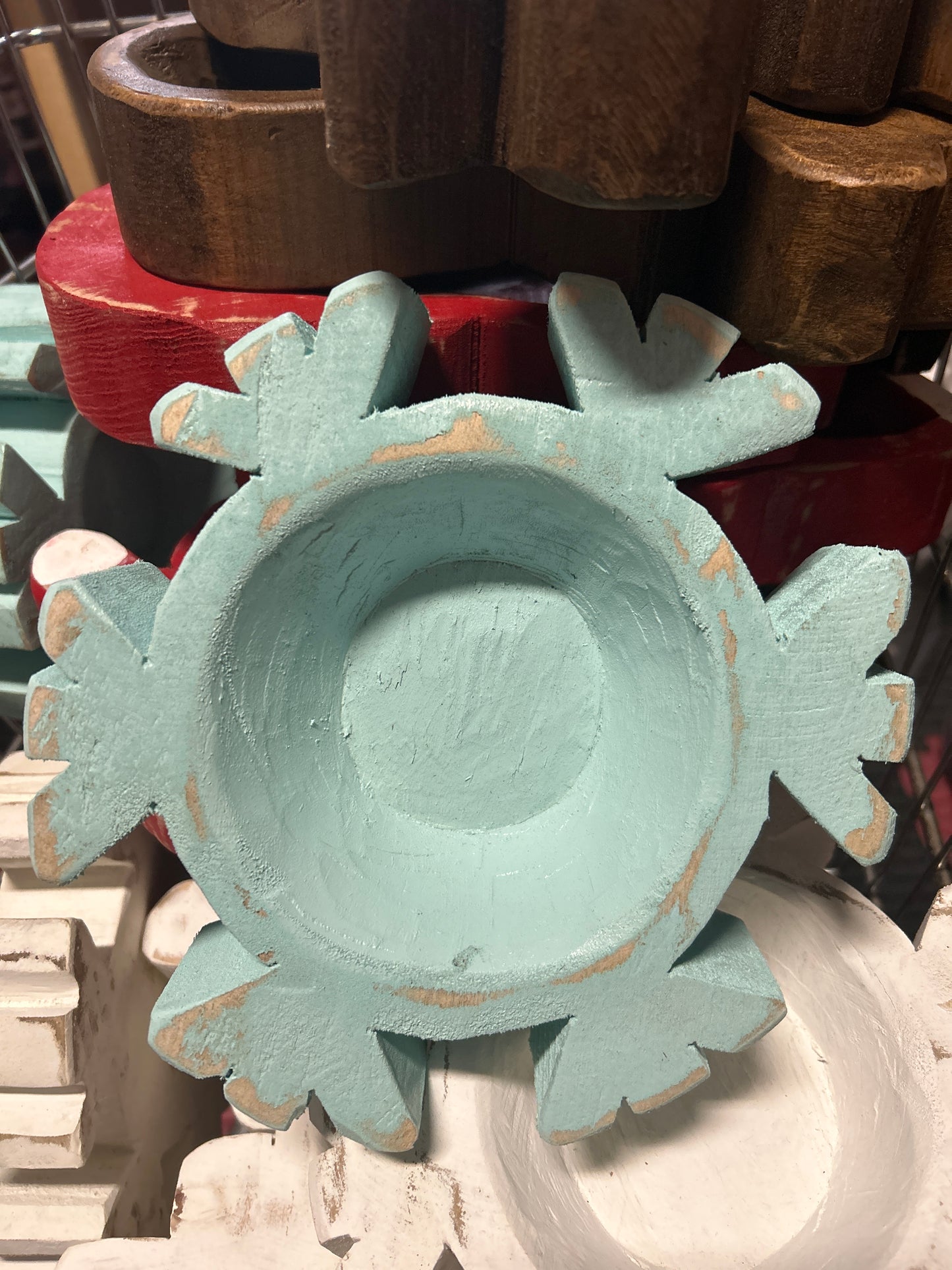 Snowflake dough bowl