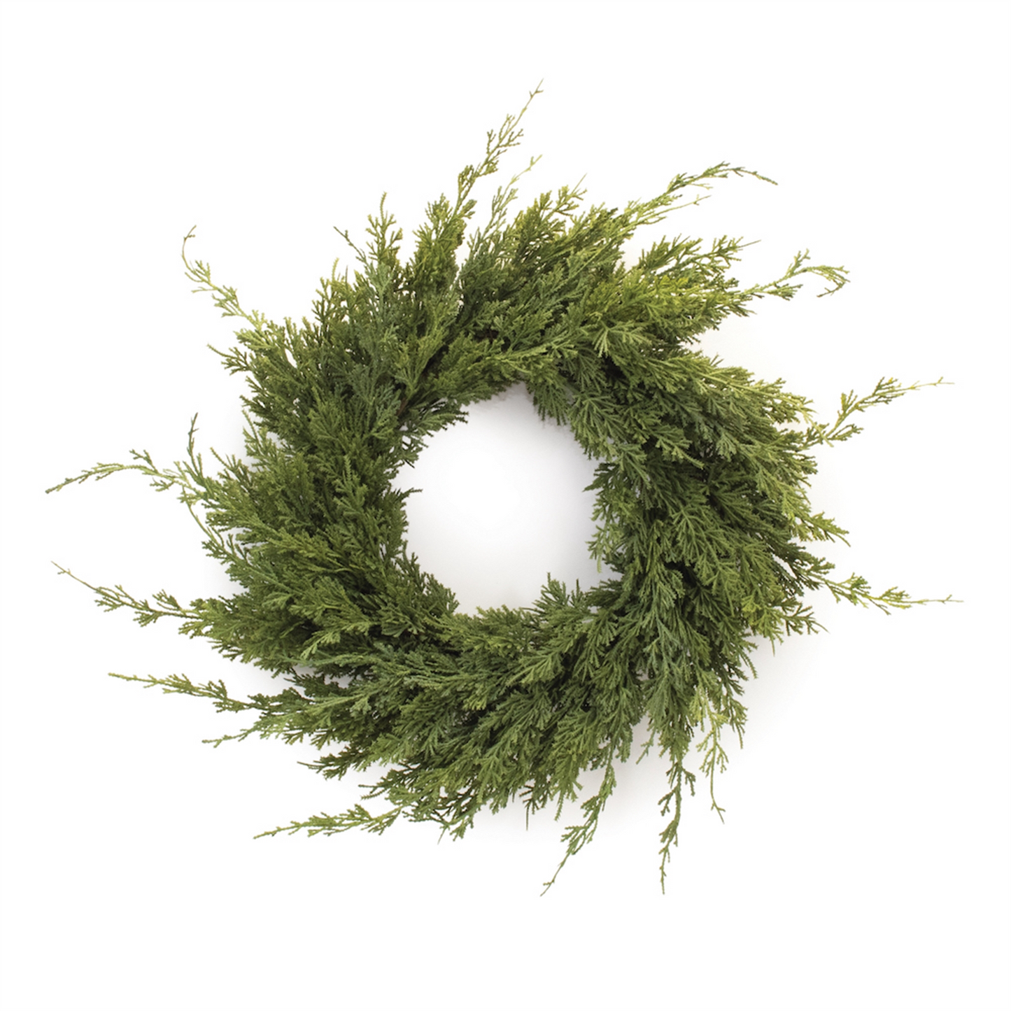 PINE WREATH REAL TOUCH 26”D