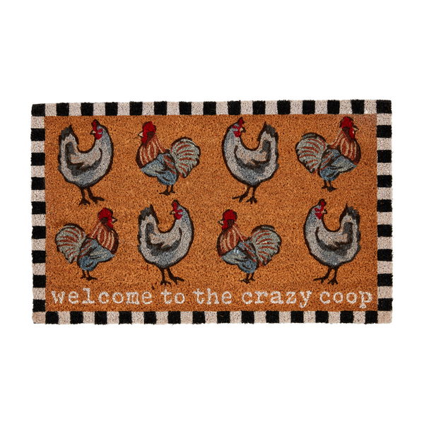 Chicken rug mud pie