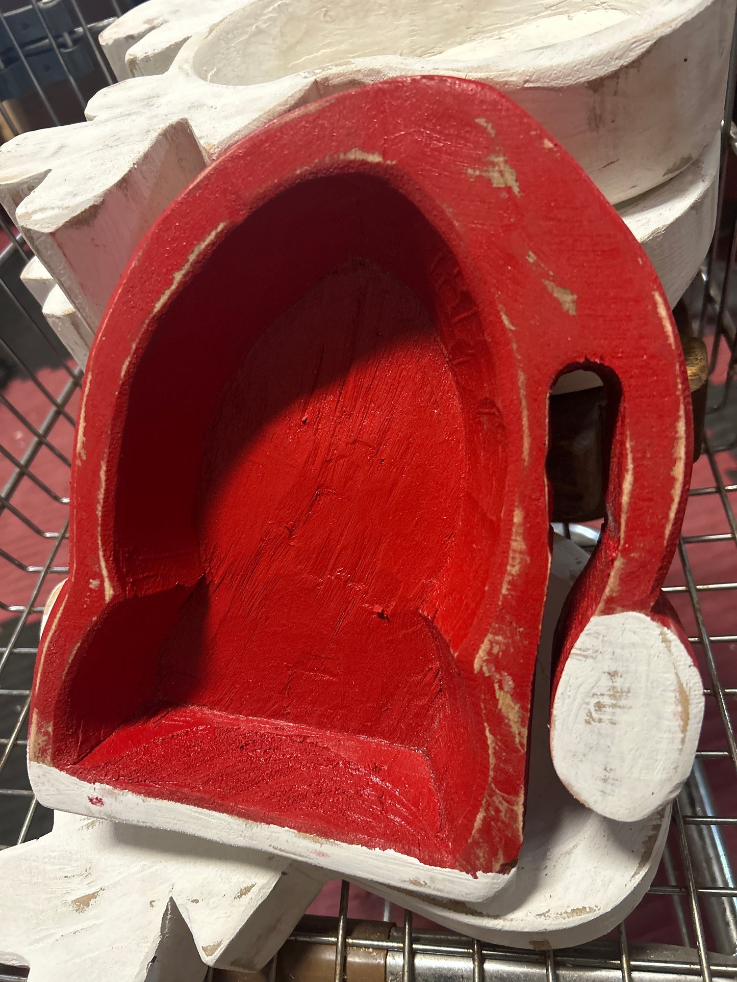 Santa hat dough bowl