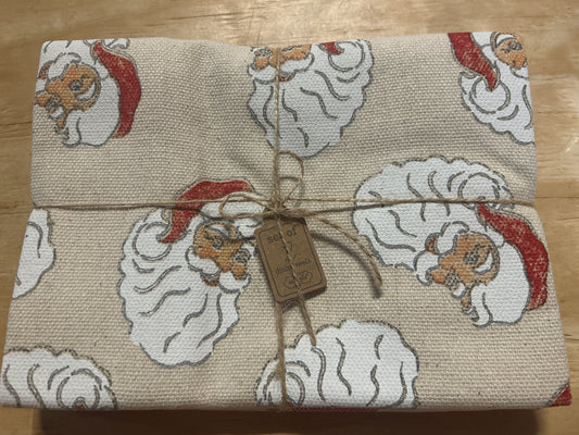 Santa towel set/2 mud pie
