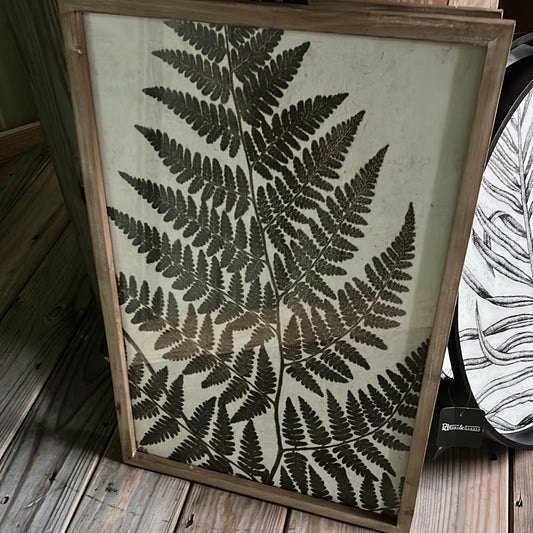 Large fern print