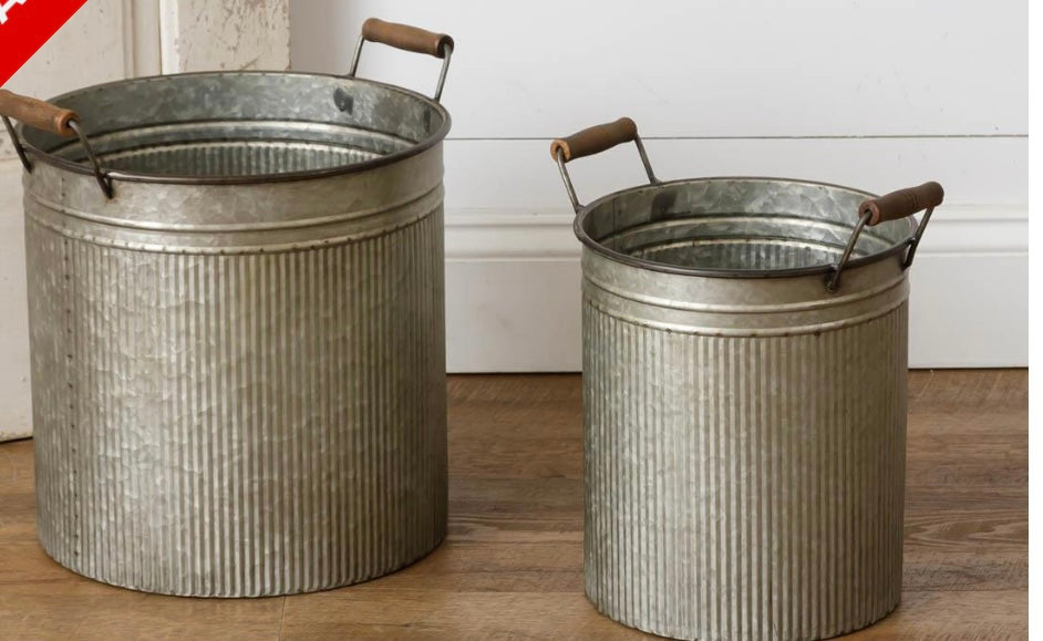 Galvanized bucket asst.