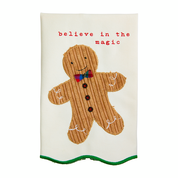 Light up gingerbread mud pie towel