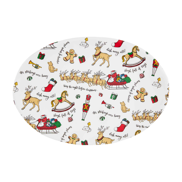 Christmas platter mud pie
