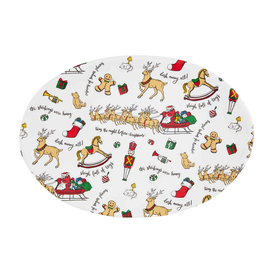 Christmas platter mud pie