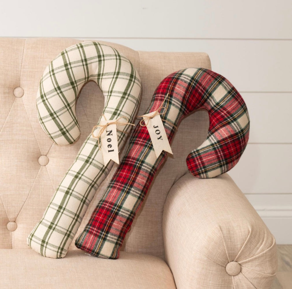 Candy cane pillow Asst.