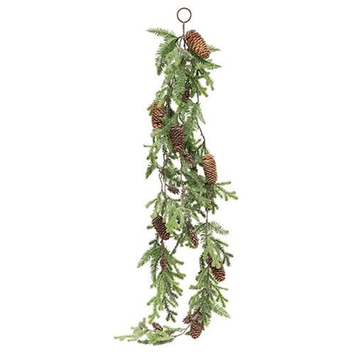 Glittering Millwood Pine Hanging Garland, 4ft.