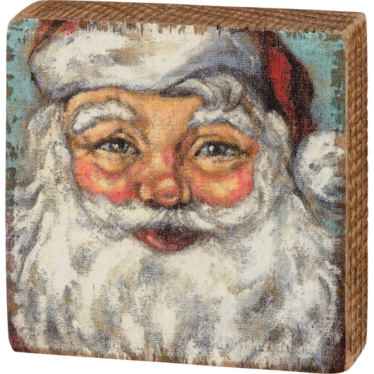 Santa block sitter