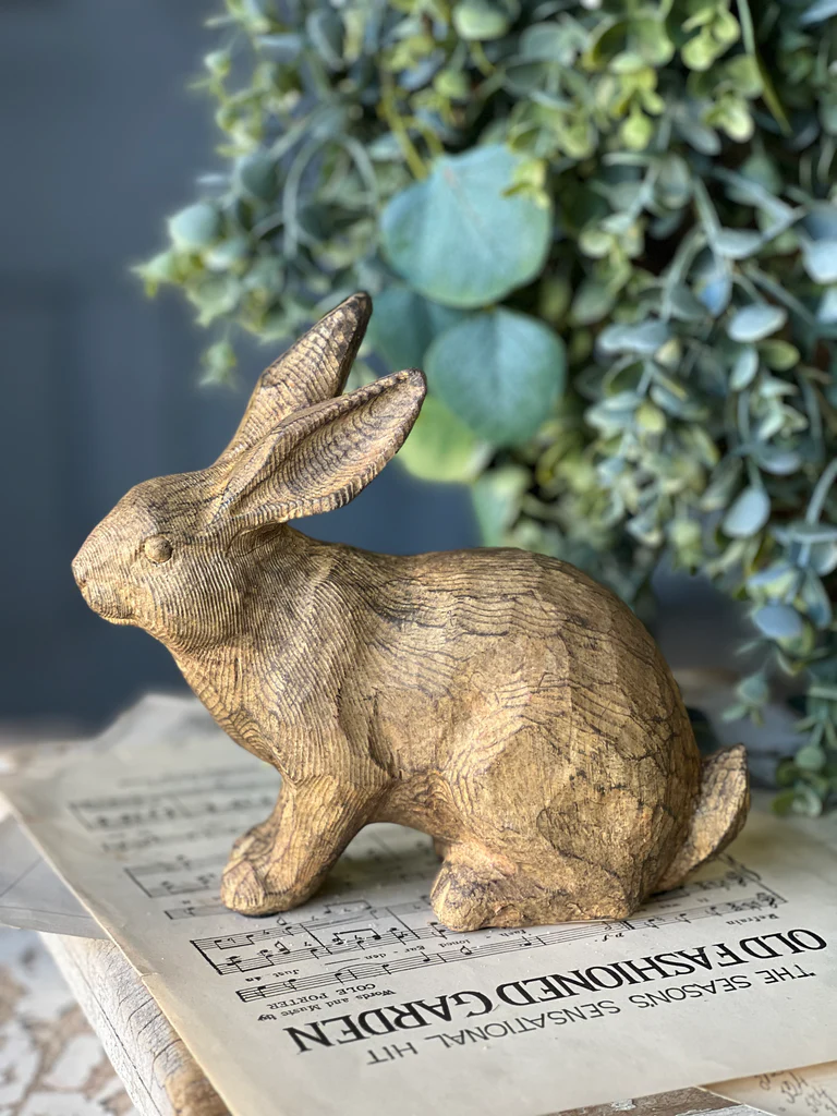 Carved bunny