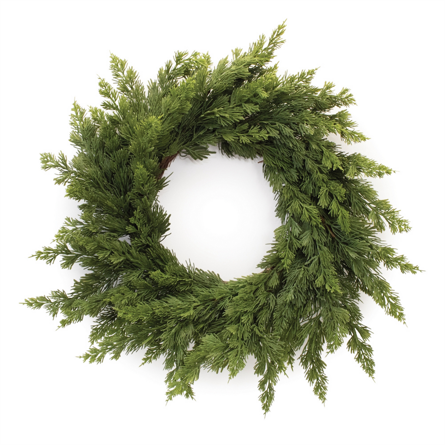 Pine Wreath 26"D real touch