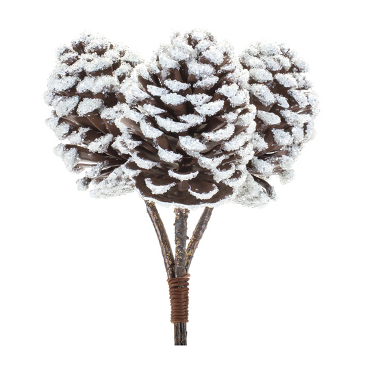 PINE CONE BUNDLE 11”H
