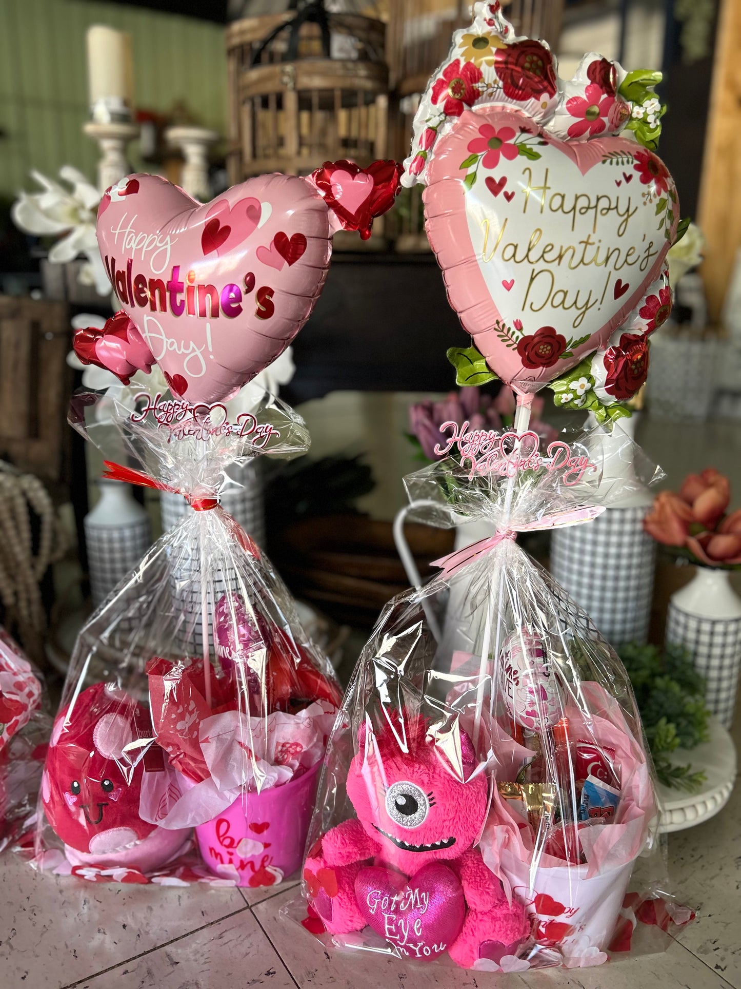 Mushroom Valentine’s Day  gift basket