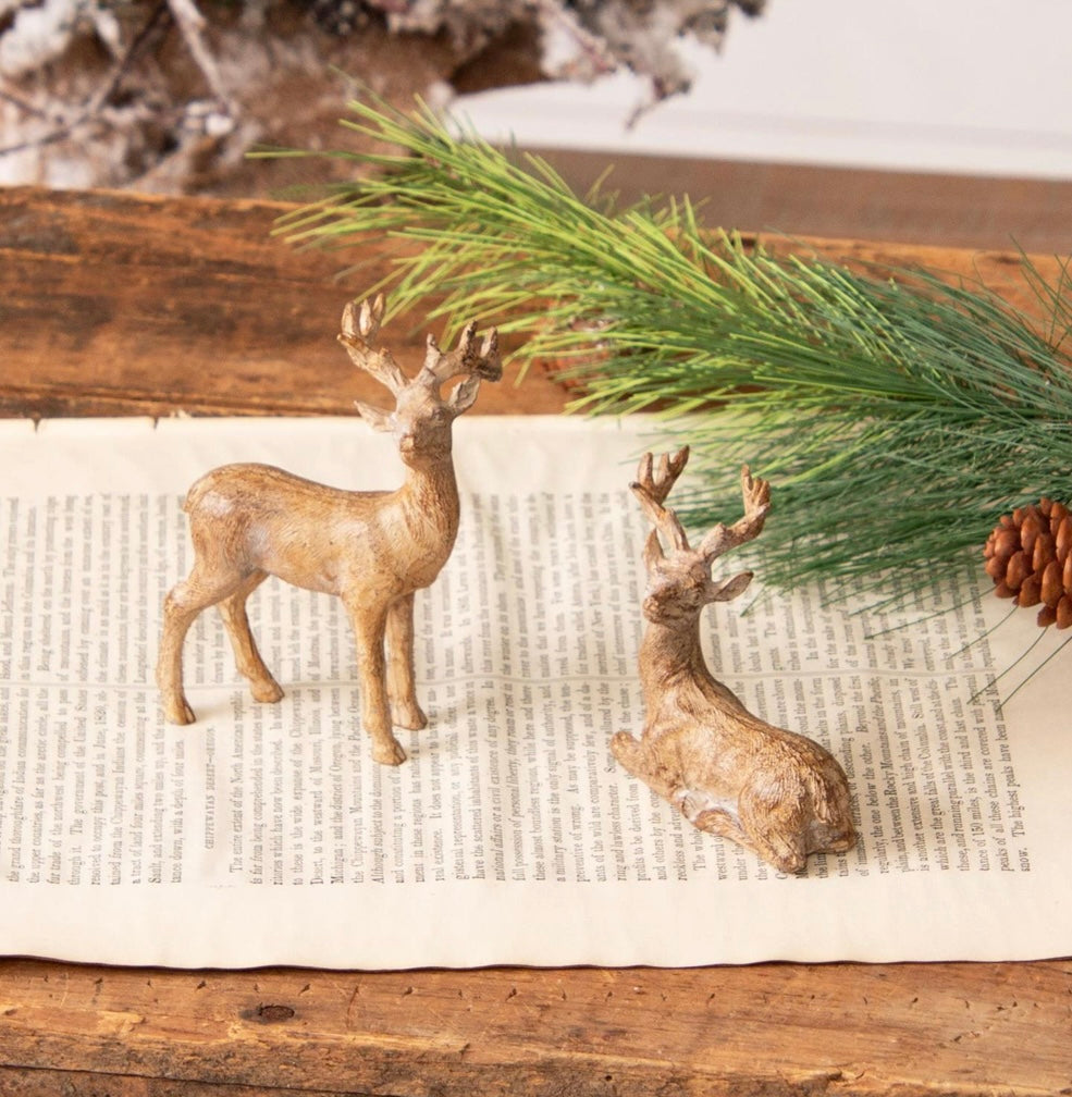 MINI DEER FIGURINES