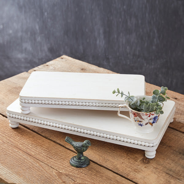 Beaded risers