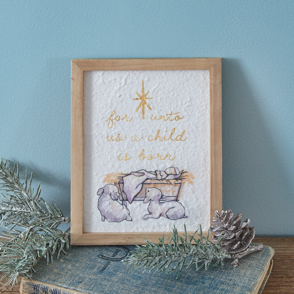Child is born sign