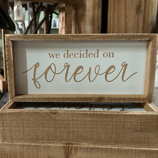 Forever sign