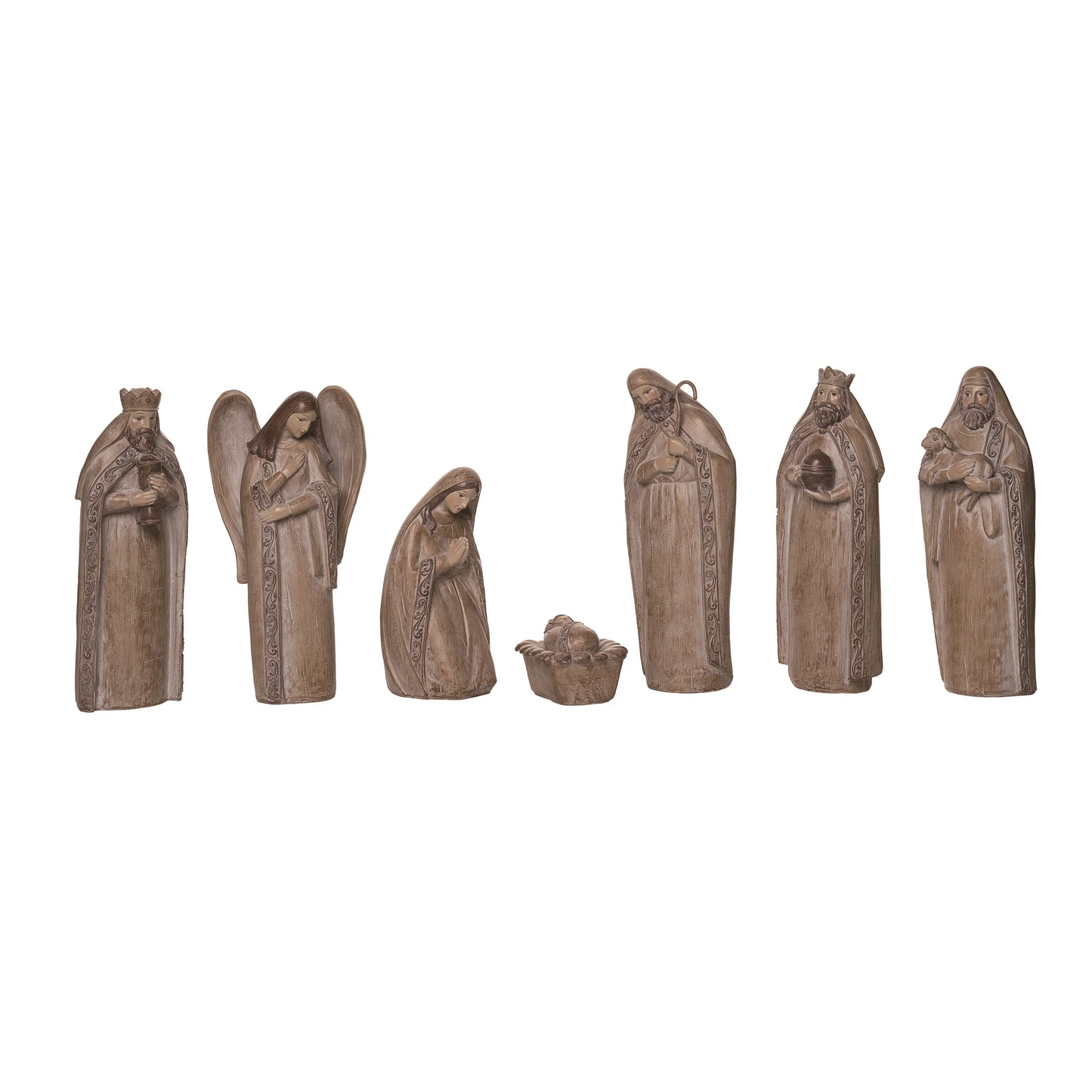 Set of 7 nativity set