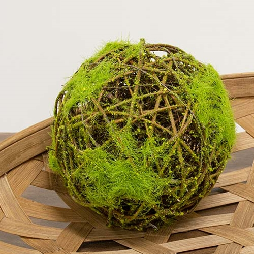 Mossy twig ball, 6”