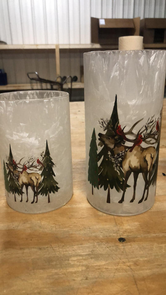 Deer LED frosted glass