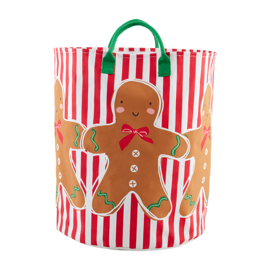 GINGERBREAD PATTERN OVERSIZED TOTE MUD PIE