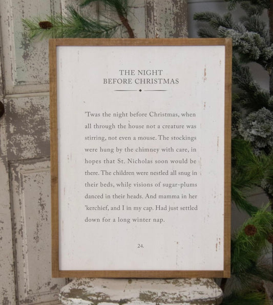 The night before Christmas print