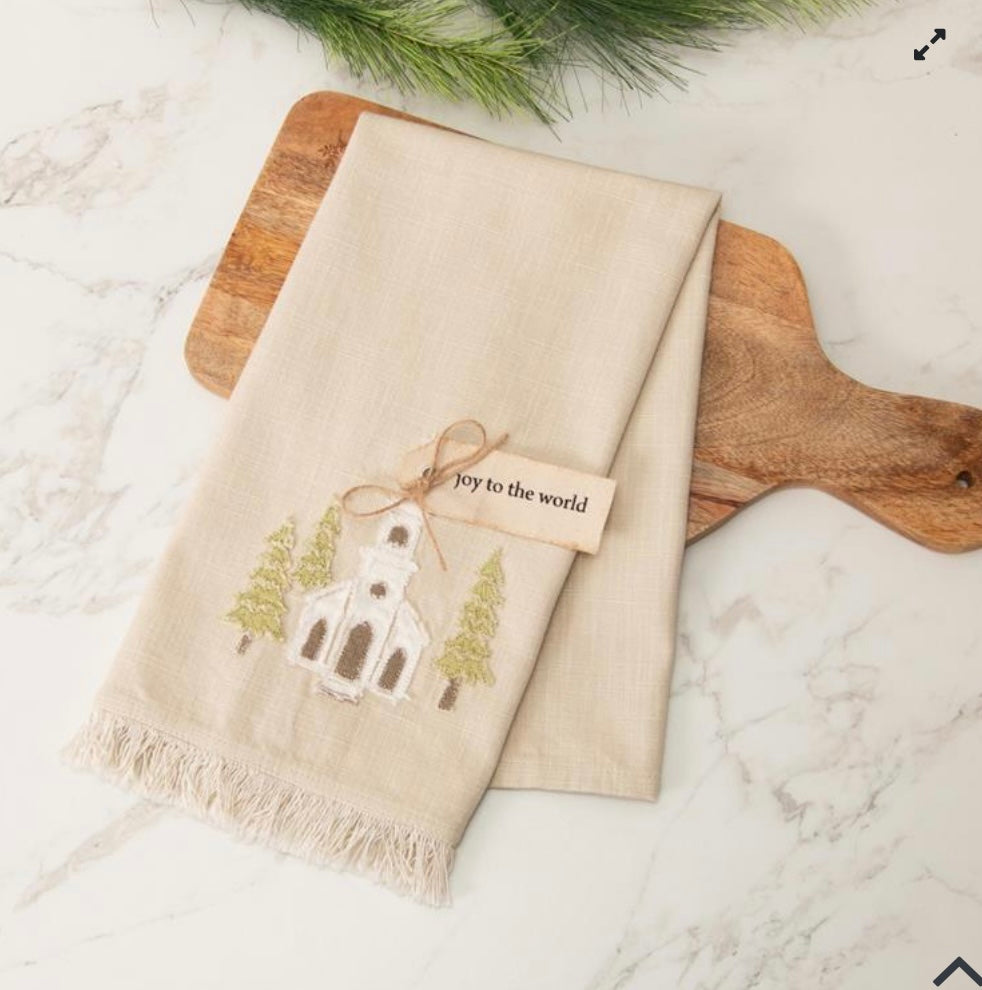 Joy to the world towel