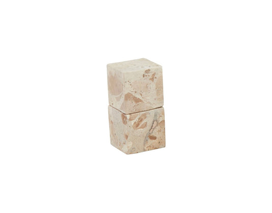 Taupe marble mud pie S&P set