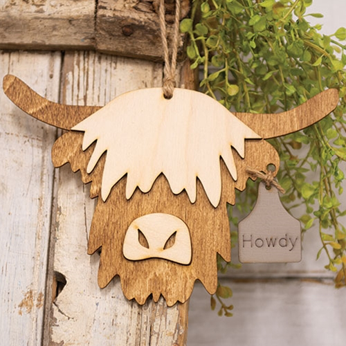 Howdy ornament