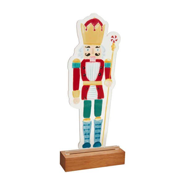 Large nutcracker LED mud pie