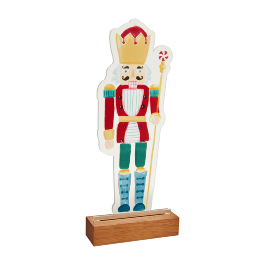 Large nutcracker LED mud pie