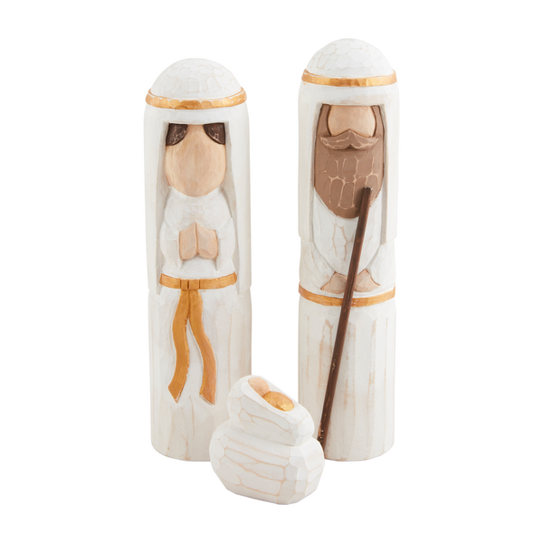 NATIVITY SITTER SET mud pie