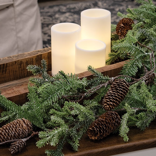 Glittering Millwood Pine Hanging Garland, 4ft.