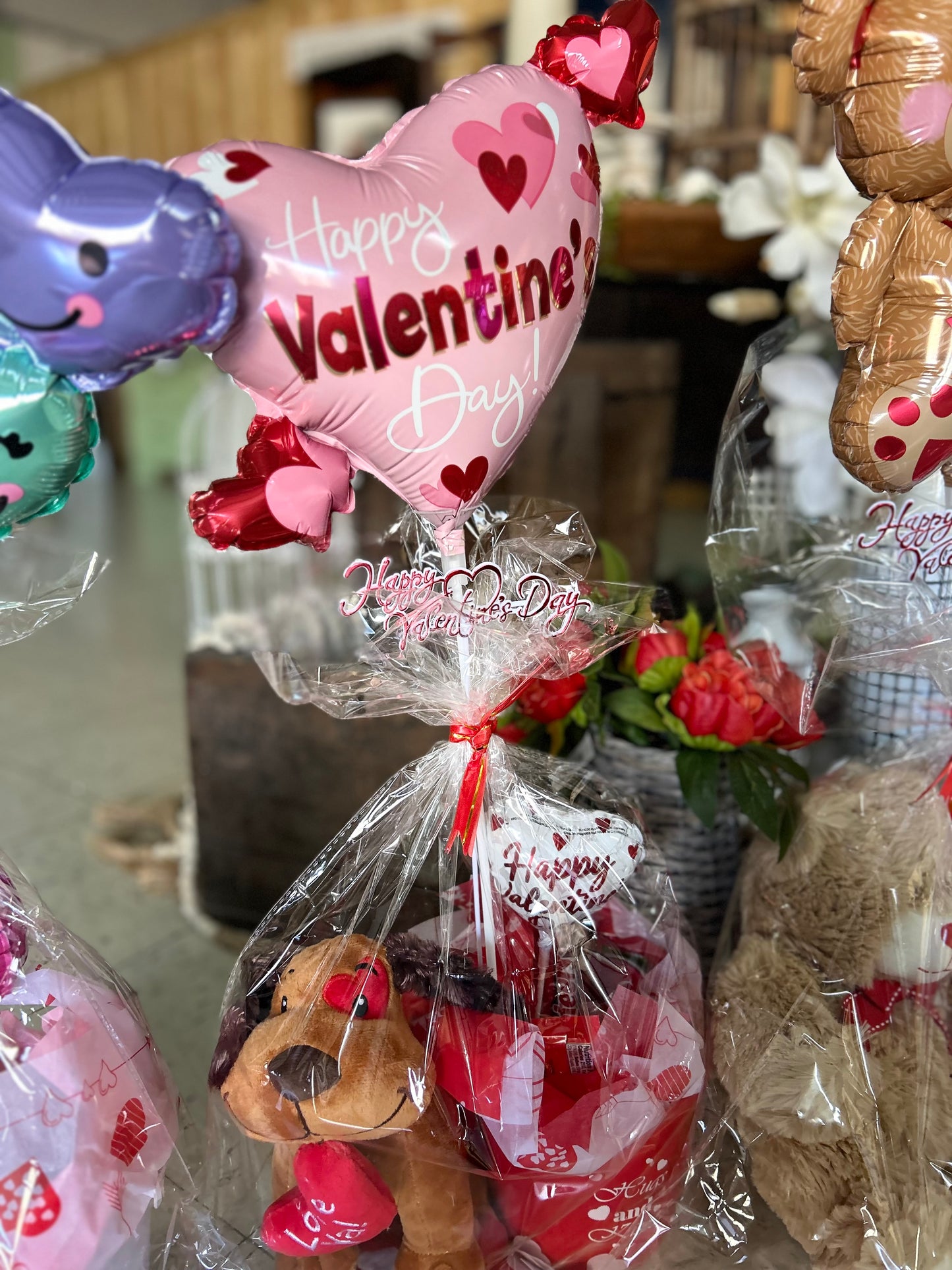 Dog Valentine’s Day basket