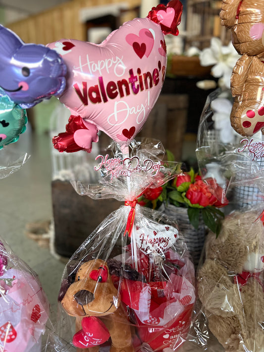 Dog Valentine’s Day basket