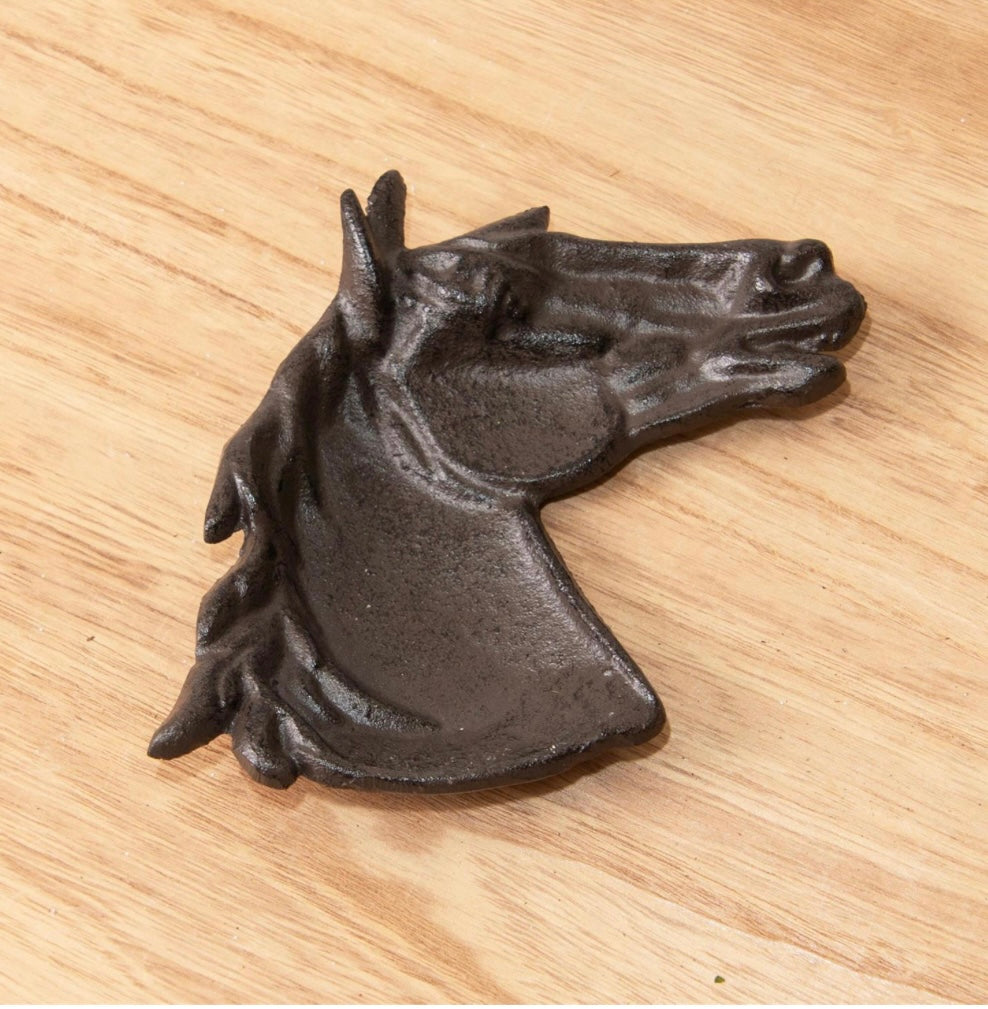 Horse head trinket tray
