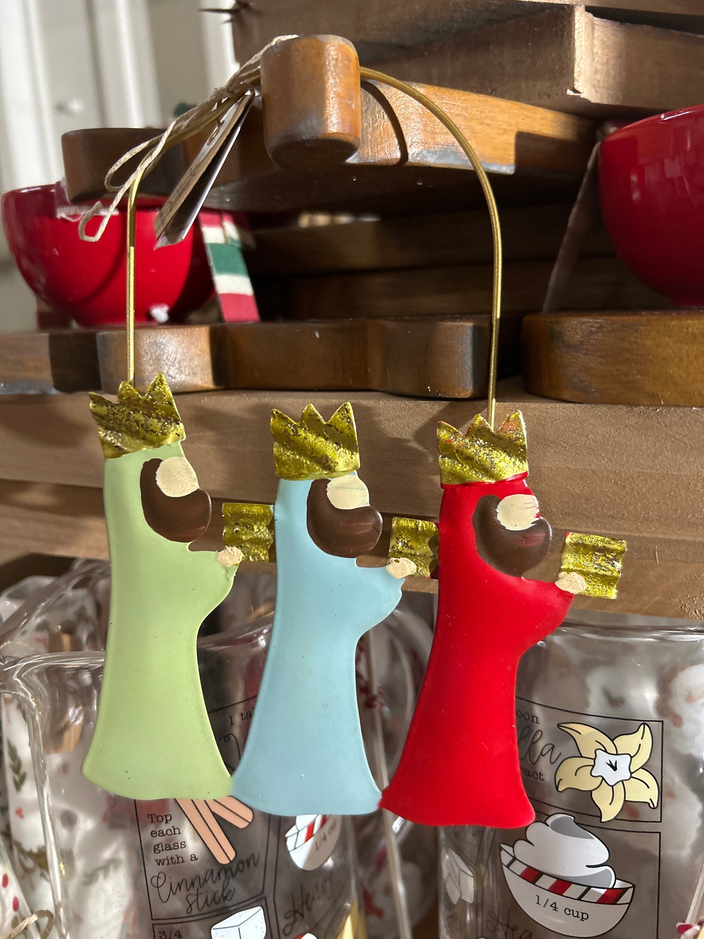 Mud pie wisemen ornament