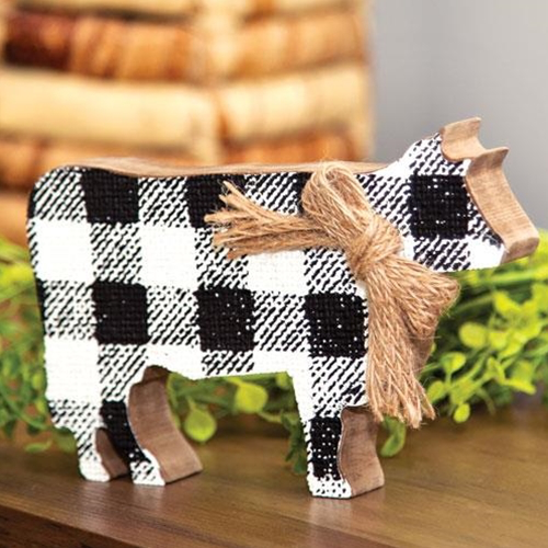 Plaid cow