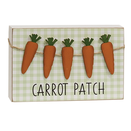 Carrot patch sign